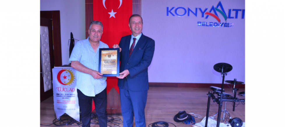 ABP Genel Başkanı Bedri Yalçın’a “Teşekkür Belgesi” - GÜNDEM - İnternetin Ajansı