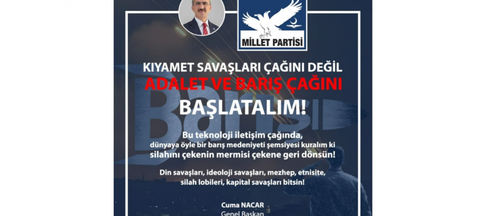 Genel Başkan Cuma Nacar: 