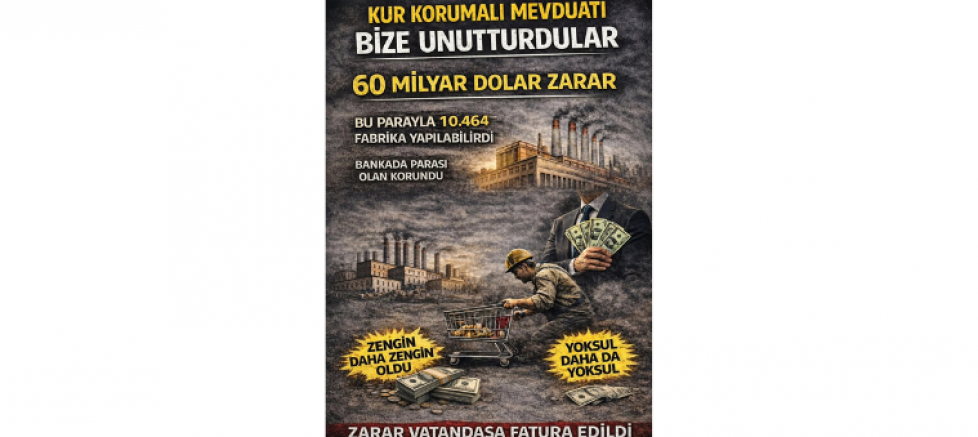 Yaser Resul Eldemir: Kur Korumalı Mevduatın Bedelini Millet Ödedi - GÜNDEM - İnternetin Ajansı