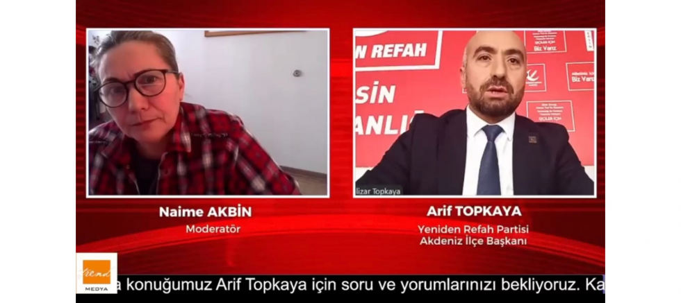 Yeniden Refah Partili Başkan Topkaya: “Aylar Önce Uyarmıştık” - GÜNDEM - İnternetin Ajansı